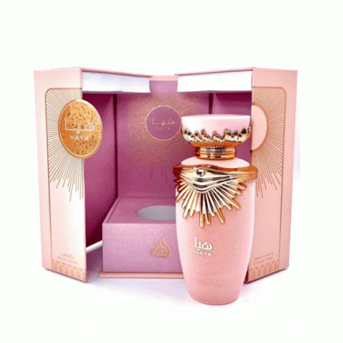 ادکلن زنانه لطافه مدل هیا HAYA رایحه ویوا لا جویسی جویسی کوتور